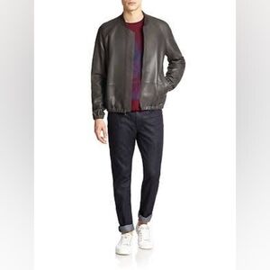 Vince Bomber Jacket - Dove Gray - Size M